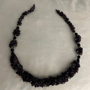 Crystal amethyst necklace